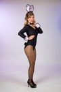 Bunny zestaw czarno/rozowy
