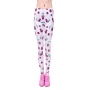 Leggins con motivos para mujer Design Cerezas color blanco