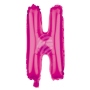 Foil balloon helium balloon pink Letter H