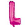 Foil balloon helium balloon pink Letter L