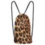 Rucksack Tasche Turnbeutel Leopardenmuster