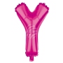 Folienballon Helium Ballon pink Buchstabe Y