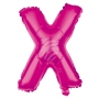 Foil balloon helium balloon pink Letter X