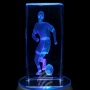 Crystal cuboid Footballer