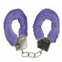 Handcuffs with plush purple