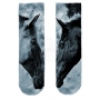 Calcetines con motivos caballos blancos