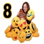 Pillow Emoticon Emoji-Con Sorting 8 pieces