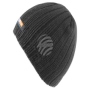 Long Beanie Slouch Strickmtze grau