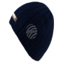 Long Beanie Slouch Strickmtze dunkelblau