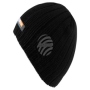 Long Beanie Slouch Strickmtze schwarz