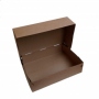 Caja para snacks grande, marrn 27x19x7,5cm 100 piezas