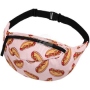 Fanny pack Hipbag Hot Dogs pink