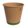 Coffee mugs To Go brown PLA coated 0.2l 1000 pieces