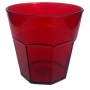 Vasos reutilizables PC irrompible rojo 350ml 6 piezas