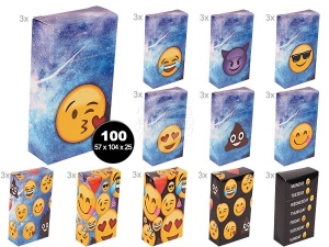 Zigarettenhllen aus Pappe 100 long Emoticon Emoji
