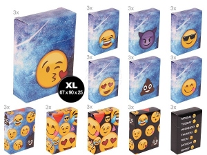 Zigarettenhllen aus Pappe Gre XL Emoticon Emoji