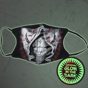 Respirator mask with motif Glow in the dark MASK-013