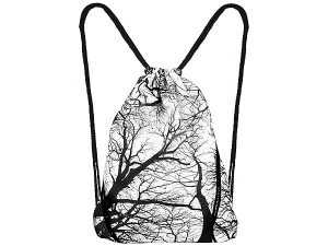 Backpack bag Branches white