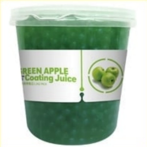 Bubble Tea Popping Boba bubbles green apple