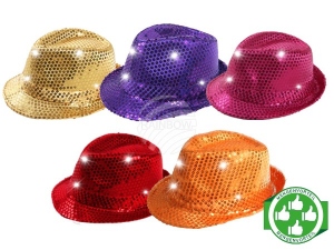 Trilby hats with LED starter package