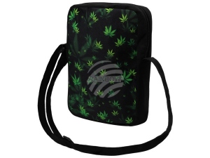 Messenger Bag Correo bolsillo Hierba verde/negro