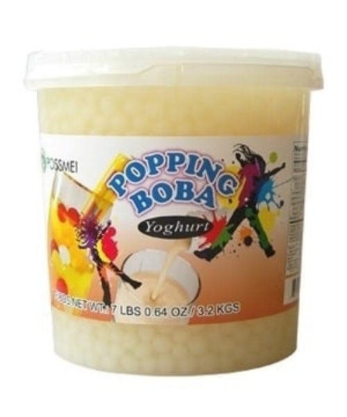 Bubble Tea Popping Boba Bubbles Joghurt Popping Boba Bubble Tea