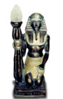 Pharaoh with lamp black  58 cm