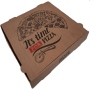 Caja para pizza kraft 30x30x4 cm Tiempo de pizza