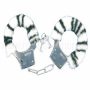 Handcuffs plush black and white tiger