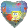 Balon foliowy Serce Spongebob