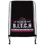 Gym bag Gymsac Design BITCH black/white/red