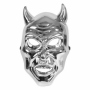 Carnival mask Devil horror silver MAS-37A