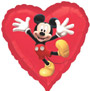 Balon foliowy serce Mickey