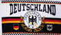 Fahne Deutschland Lorbeerkranz