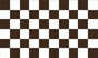 Flag Checkered brown white