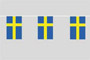 Lancuch flag Szwecja