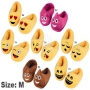 Set of 12 pieces of Emoticon plush slippers Teenager