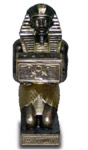 Pharaoh with chest bronze 56 cm